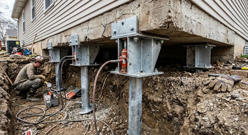 Foundation Lifting project example